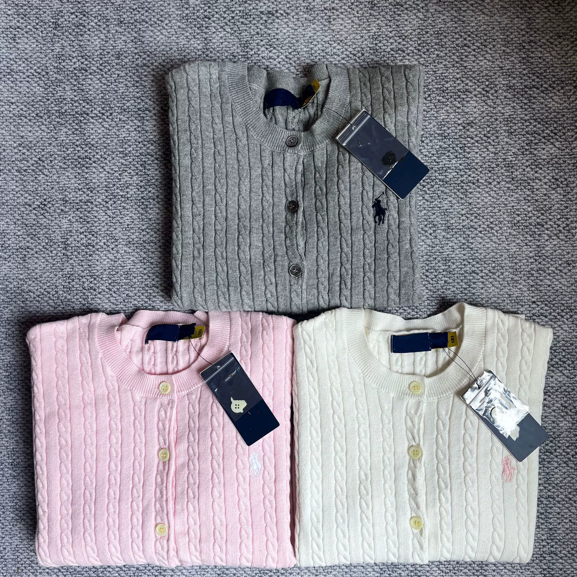 Сканируемый код высокого качества пони вышивка PL трикотажный свитер тонкий маленький трикотажный женский