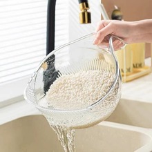 厨房淘米神器洗米筛漏杯塑料沥水篮洗菜盆菜篮子过滤器洗水果家用