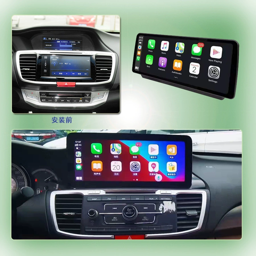 Для Honda Accord 9‑го поколения (2013–2018) 12.3‑дюймовый Android умный бортовой экран навигации, 8‑ядерный, поддержка CarPlay