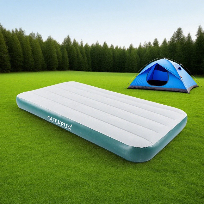 Electric Inflatable Mattress with Fully Automatic Built-In Pump, Single Size, Extra Large, Portable, for Camping and Home Use, Cross-Border Manufacturer