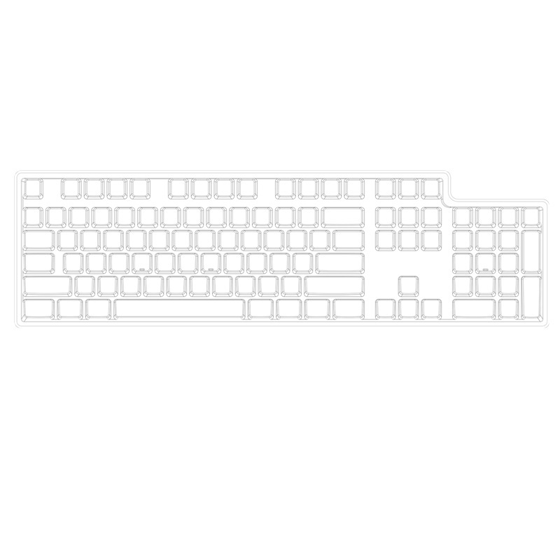 Applicable to Logitech k840 keyboard film transparent Logitech mechanical keyboard protective film silicone film wholesale keyboard cover Applicable to Logitech k840 keyboard film transparent Logitech mechanical keyboard protective film silicone film wholesale keyboard cover
