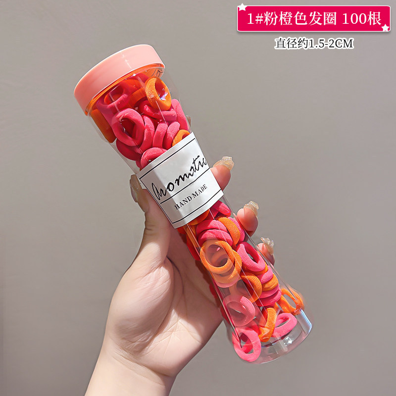 Estilo coreano de alta cuerda de Pelo elástico de las mujeres anillo de toalla simple banda de goma cuerda de pelo de cola de caballo alta anillo de pelo de bebé