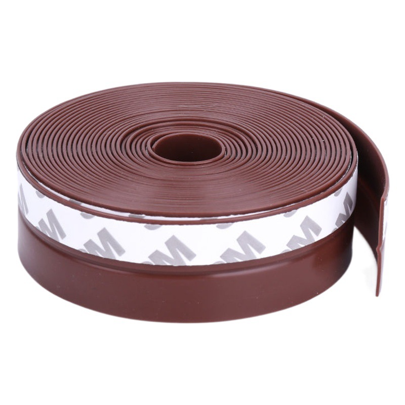 Costura de la puerta tira de sellado autoadhesiva puertas y ventanas a prueba de viento aislamiento térmico puerta de vidrio aislamiento acústico puerta inferior fábrica de viento a prueba de fugas