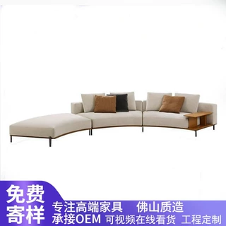真皮沙发小户型网红款轻奢布雷拉沙发设计师客厅新款家用沙发组合