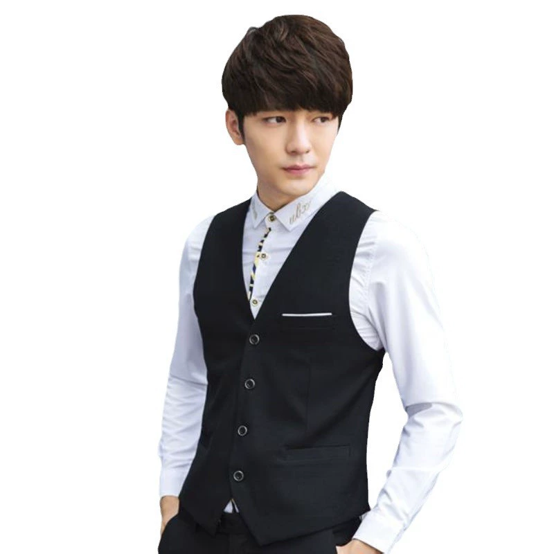 Костюм, жилет для отдыха, без упоминания площадки, slim fit