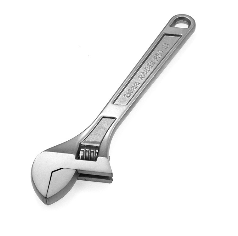 利鹰品牌厂家直销6-12寸活动扳手韩式黑镍全抛扳手