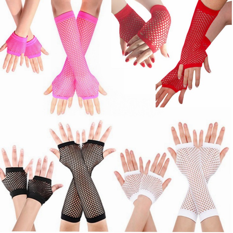 Fabricantes de guantes de malla de comercio exterior guantes de red de pesca bar joyas personales de clubes nocturnos agujeros de malla de mano corta