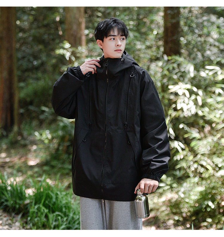 Autumn New Outdoor Mountaineering Clothing Waterproof Stormtrooper and Women's Same Style Multi Zipper workwear Jacket_voghion.com