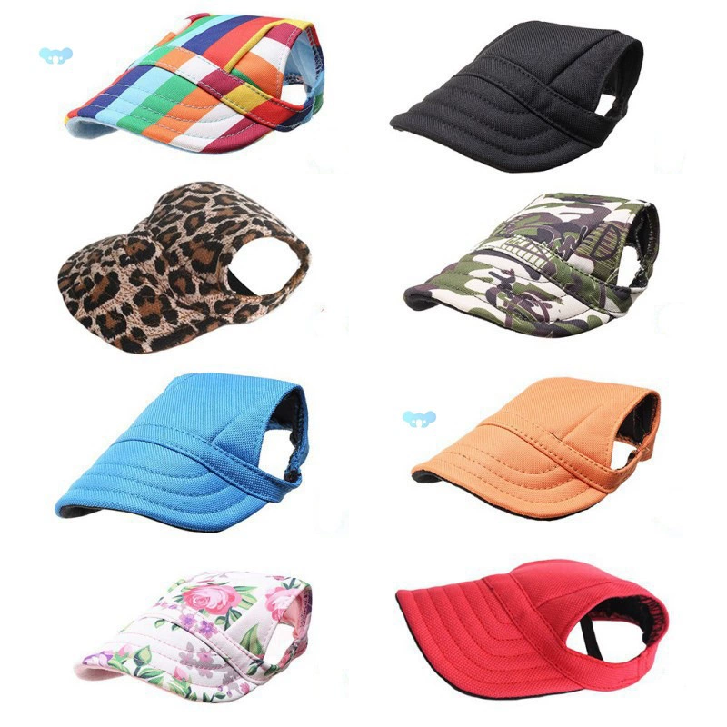 Модная шляпа для собак, бейсболка с ушками Ho, ветрозащитная