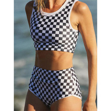 Y 33296 Plaid Bikini Set ���ӷ���Ȼ���羳����ͨ