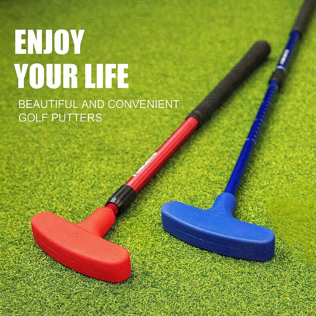 可伸缩球杆 成人儿童高尔夫双面推杆 Golf kids clubs