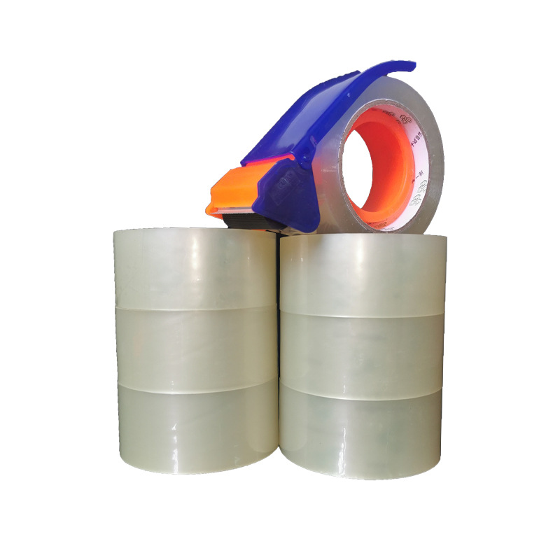 Cinta transparente 4,8 cm logística embalaje sellado adhesivo de bajo ruido cinta silenciosa sellado cinta adhesiva cinta de ancho de banda al por mayor