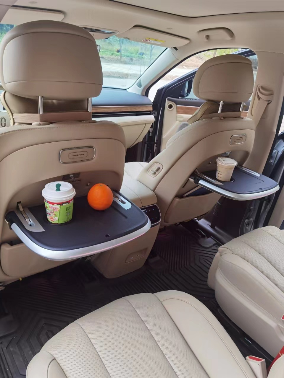 High-End Car Rear Seat Aviation Folding Table, Special Car-Specific Small Table Board, 2026 New Model Small Table Board