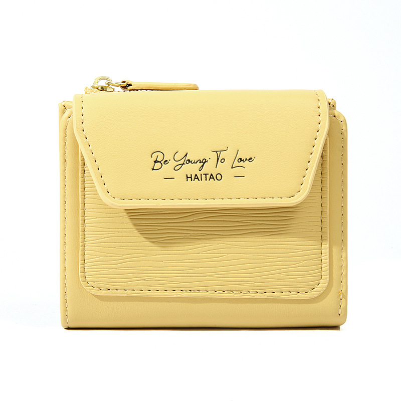 Nueva cartera de las mujeres de costura corta patrón titular de la tarjeta 2023 verano simple transfronteriza monedero fuente fabricante