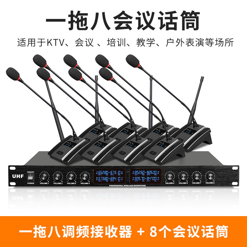 Tmd/ワイヤレスマイクは、2つの周波数変調u段bluetooth家庭用歌唱マイク公演会議をドラッグします|undefined