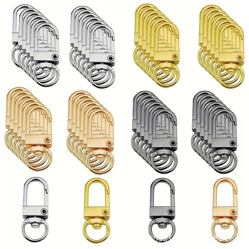 Zinc Alloy 3-Point Door Buckle, Luggage Chain Buckle, Jewelry Buckle, Dog Buckle, Hanging Buckle, Keychain, 3-Point Small Door Buckle, in Stock