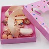 Children's gift box, cute set, hair rope, cloth, hairpins, hairgrip with bow, Birthday gift, Korean style