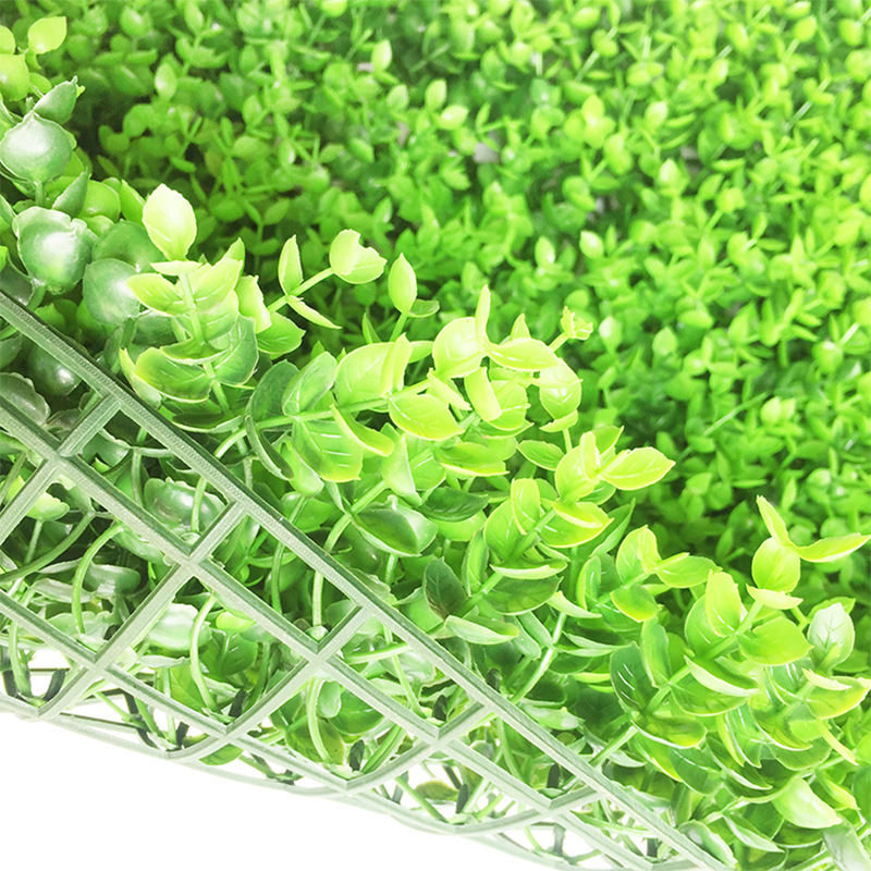 Césped artificial cifrado plástico falso césped puerta cabeza interior flor pared accesorios decorativos césped simulación planta pared