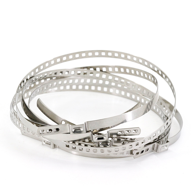 Abrazadera de manguera no polar de oreja única ajustable de acero inoxidable 304 abrazadera de tubería de agua abrazadera de tubería de sujeción jaula de bola semi-eje abrazadera de tubería