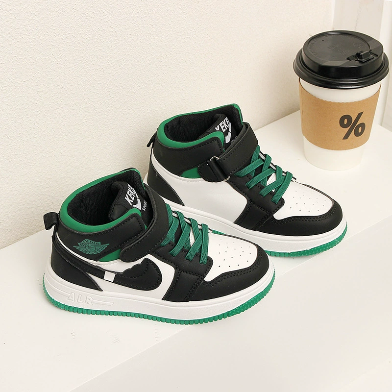 Air jordan, демисезонные кроссовки для мальчиков, универсальные спортивные туфли, мягкая подошва, для подростков