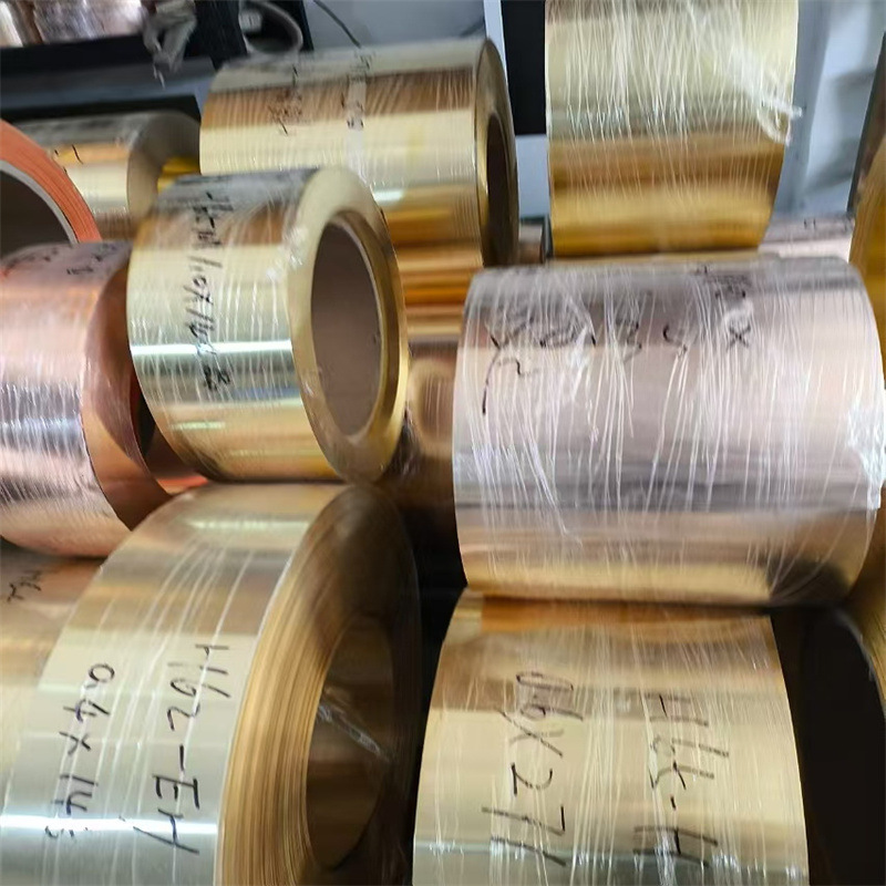 H65软态环保黄铜带黄铜片C2600半硬拉伸冲压黄铜卷H62 光亮黄铜带
