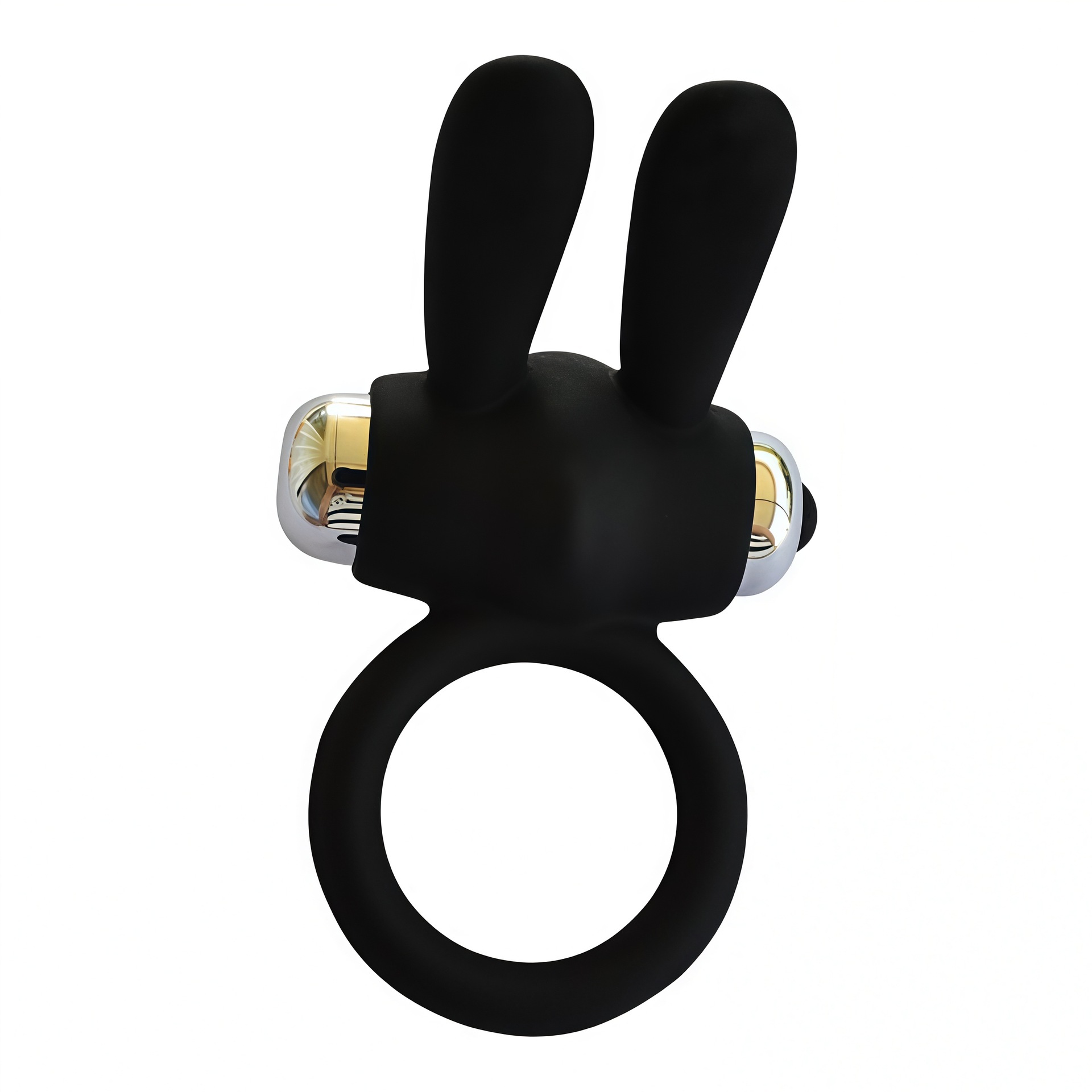 Rabbit Ear Penis Ring With 10 Vibration Modes For Couples_voghion.com