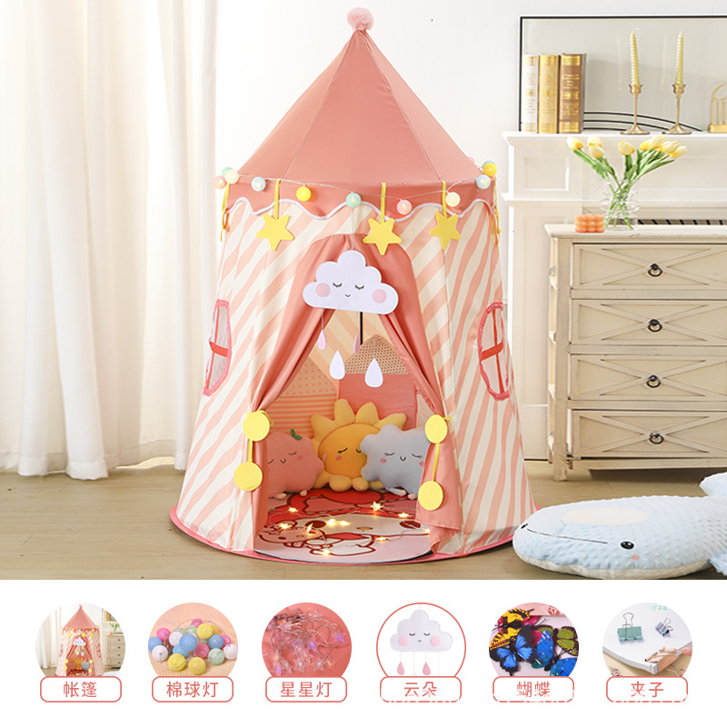 Tiendas de campaña para niñas, mochila para niños, base secreta, cabaña, pequeña casa, bebé, princesa, castillo, regalo de cumpleaños