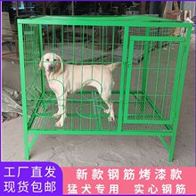 钢筋狗笼中大型犬室外狗笼实心角钢焊接大狗笼狗舍狗笼