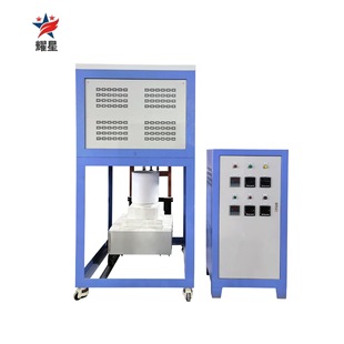 1700 Degree Melting Block Furnace, Glass-Ceramic Melting Water Quenching Furnace, Crucible Volume 10 Liters, 18 Liters, Bottom Flow Material