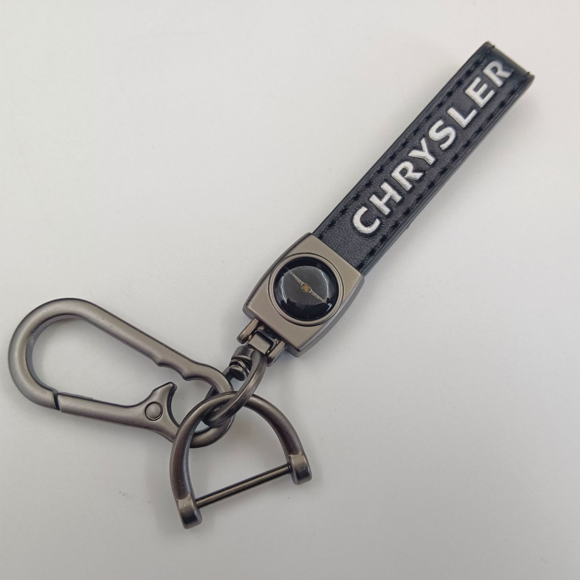 Keychain de piel de cordero transfronteriza logotipo de automóvil llavero de negocios hombre llavero colgante fábrica al por mayor