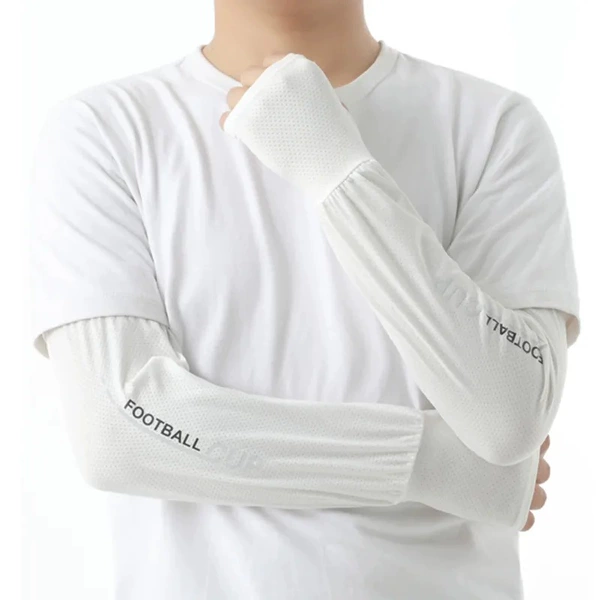 White protection sleeve, English