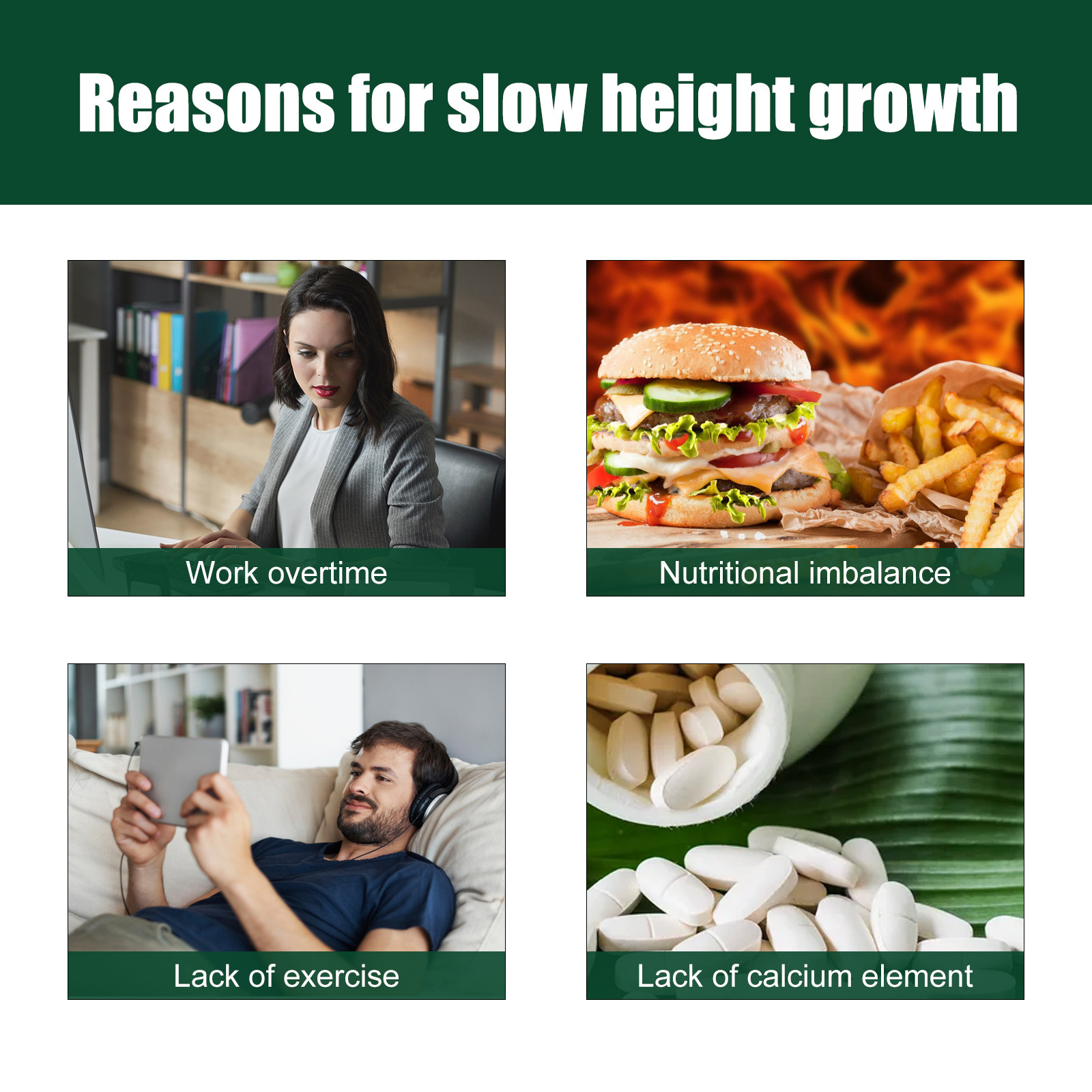 Googeer Height Boosting Essence: Körperhöhenpflege steigert die Körpergröße und Fußakupunktur-Gesundheitspflege ätherisches Öl_voghion.com