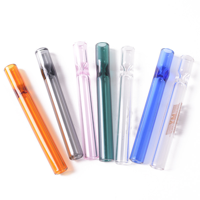 Glass transparent straw
