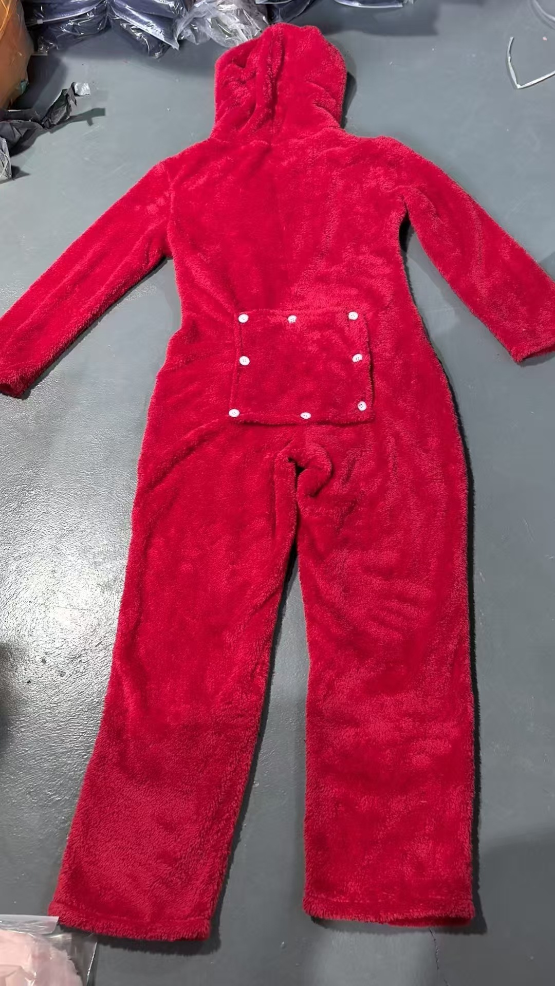 Kuscheliger Fleece Jumpsuit Für Damen Langarm Einteiler Romper_voghion.com