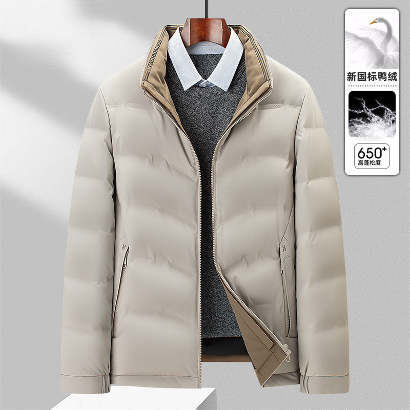 Men's Stand-Collar down Jacket 2026 Autumn and Winter New Short Style Thickened Winter Warm Coat Men's Top 90% Duck down Men's Stand-Collar down Jacket 2026 Autumn and Winter New Short Style Thickened Winter Warm Coat Men's Top 90% Duck down