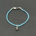 Blue Five-Pointed Star Bracelet