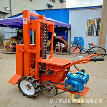 柴油夯土夯实砸夯机 全自动链条打夯机 小型蛙式地基夯实机