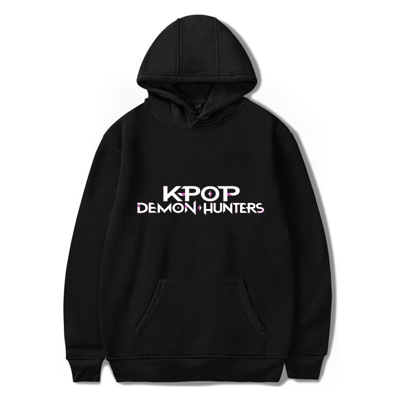 Amazon Demon Hunters KPop Demon Hunters ルーズ パーカー 春と秋のトレンディなフード付きスウェットシャツ|undefined