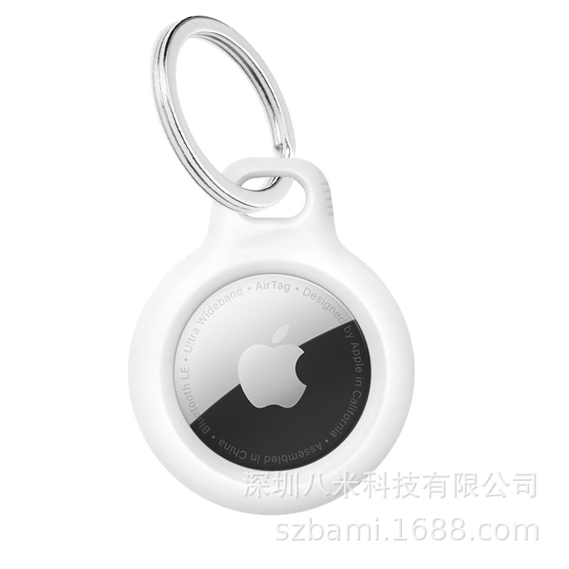 Aplicable a Apple airtag funda protectora airtags funda protectora Apple localizador anti-perdido dispositivo cordón ABS