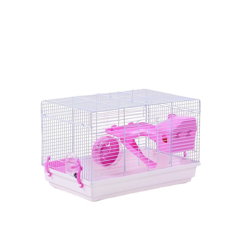 Fabricante mayorista polkin oso hámster jaula de doble piso villa de lujo caja de cría casa nido 47 base image 6