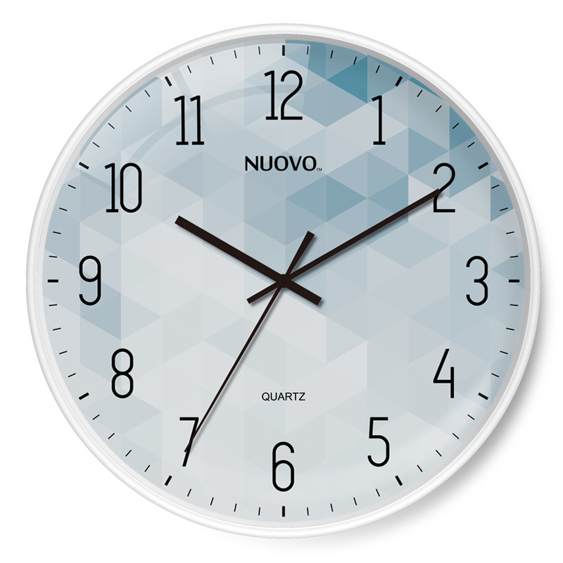 Venta de liquidación de reloj silencioso para sala/hogar (8-12 pulgadas), reloj de pared simple de moda sin perforación, venta al por mayor