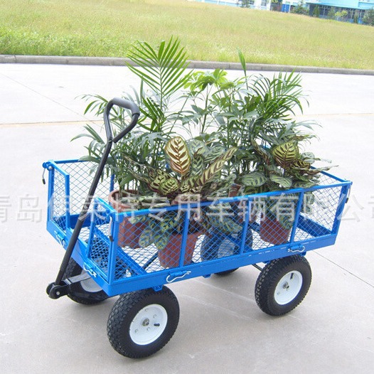 厂家直销园艺工具车， 花卉超市农业花店花园小拉车，网车