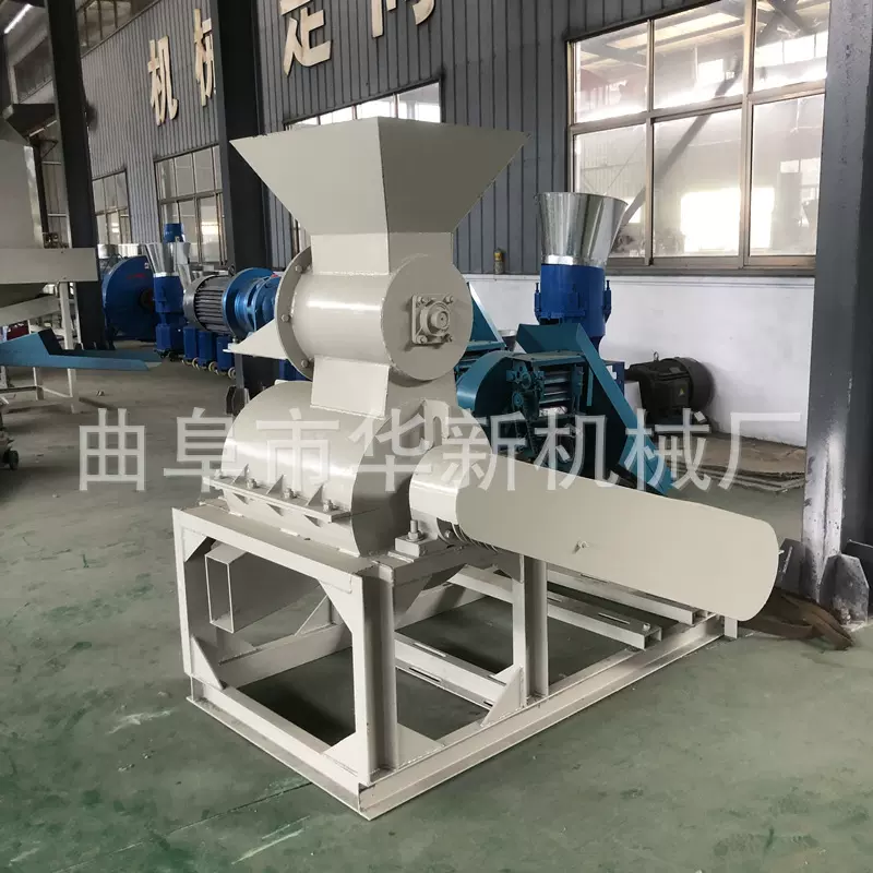 蘑菇渣中药渣粉碎机 湖草高湿物料破碎设备 有机肥酒糟稻壳打粉机
