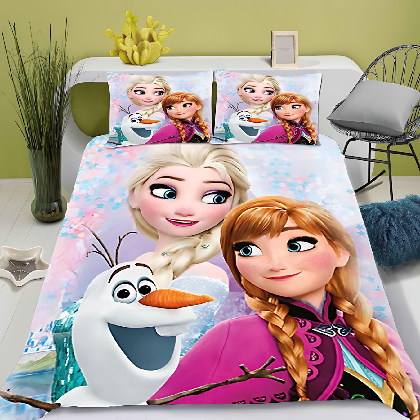 TEMU / JIT comercio exterior transfronterizo adorable patrón AISA impresión digital de alta definición kit de colcha para dibujar