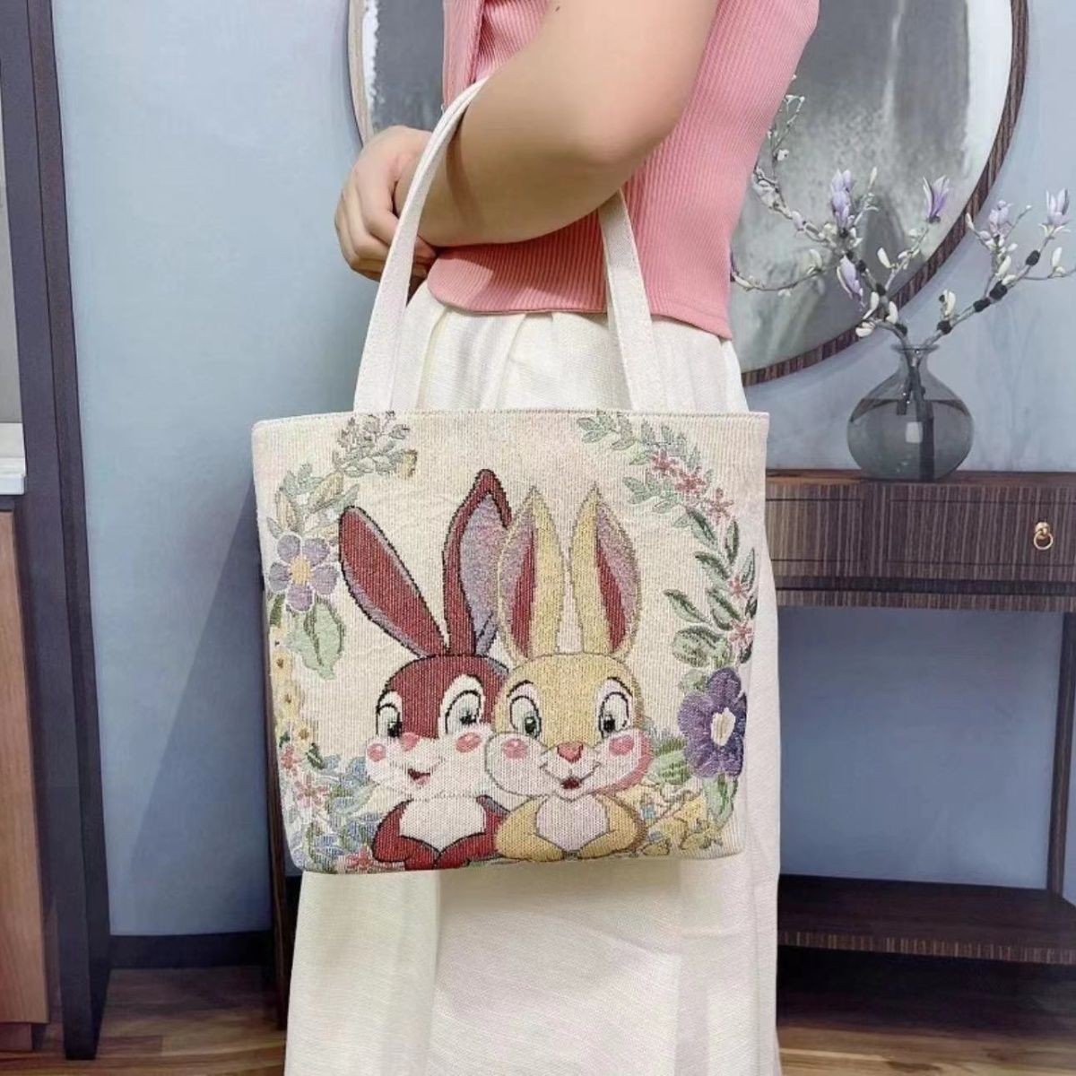 대형 - 토끼 패턴