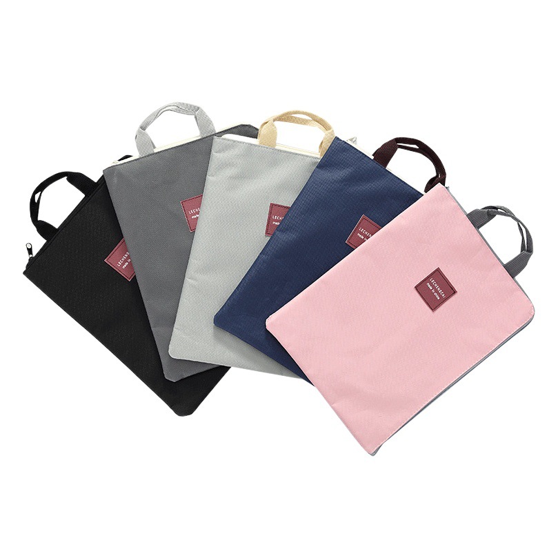 Portable Laptop Bag Men's and Women's 13-inch Tablet Bag Oxford Cloth Simple Small Fresh Document Briefcase