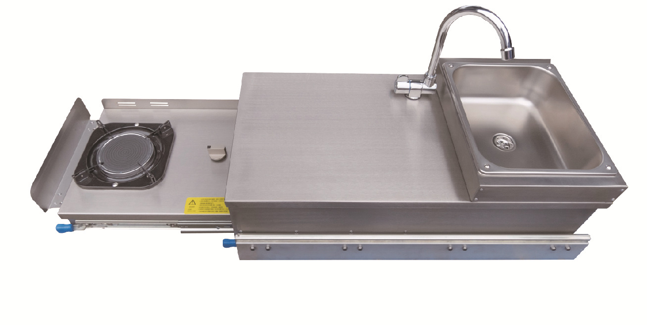 Guangrun Genuine RV Juego al aire libre Cocina exterior Mini estufa de gas de un solo ojo GR-C004