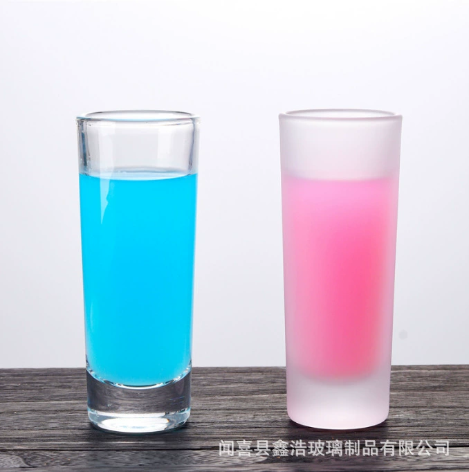 Бокал вина, пуля, стеклянный shot glass, толстое дно, 15 мл