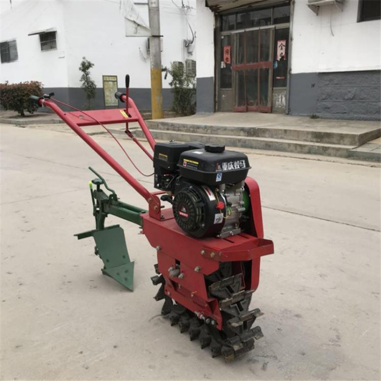 arado rotativo diesel refrigerado por aire tipo gasolina agrícola arado de cadena de montaña microtráquel ligero