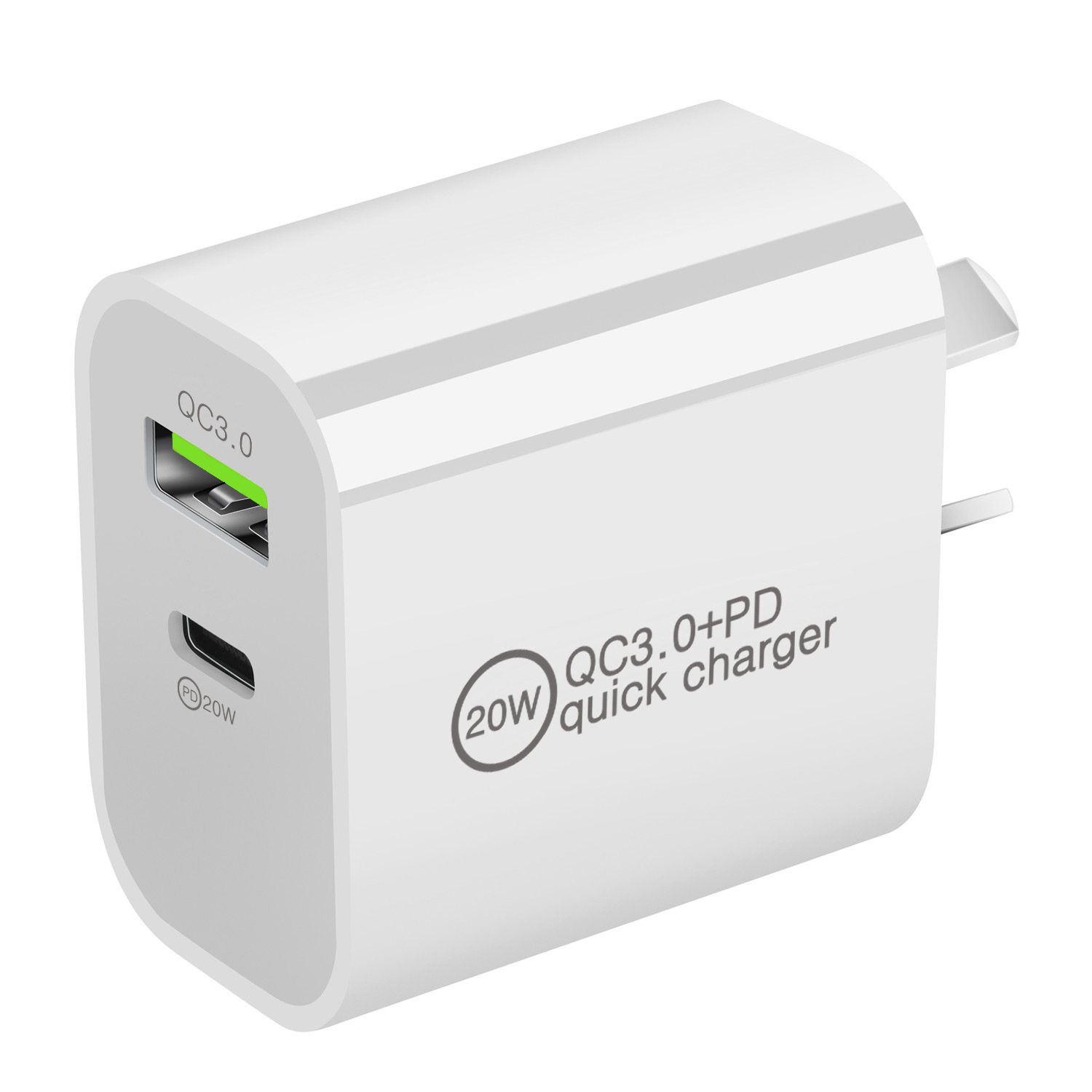 PD20W Carga rápida para iPhone16 Cargador de teléfonos SAA Certificado Adaptador de carga